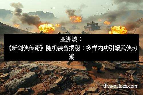 亚洲城：《新剑侠传奇》随机装备揭秘：多样内功引爆武侠热潮
